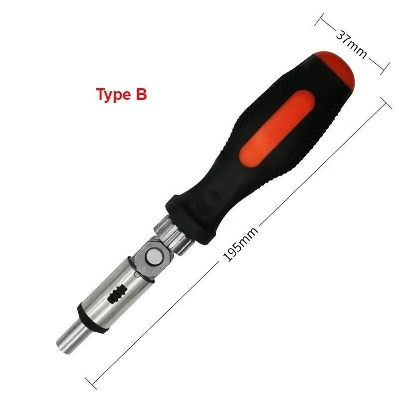 Multi Function Ratchet Screwdriver Variable 0 180 Degree 1/4 Inch Hex Interface gallery