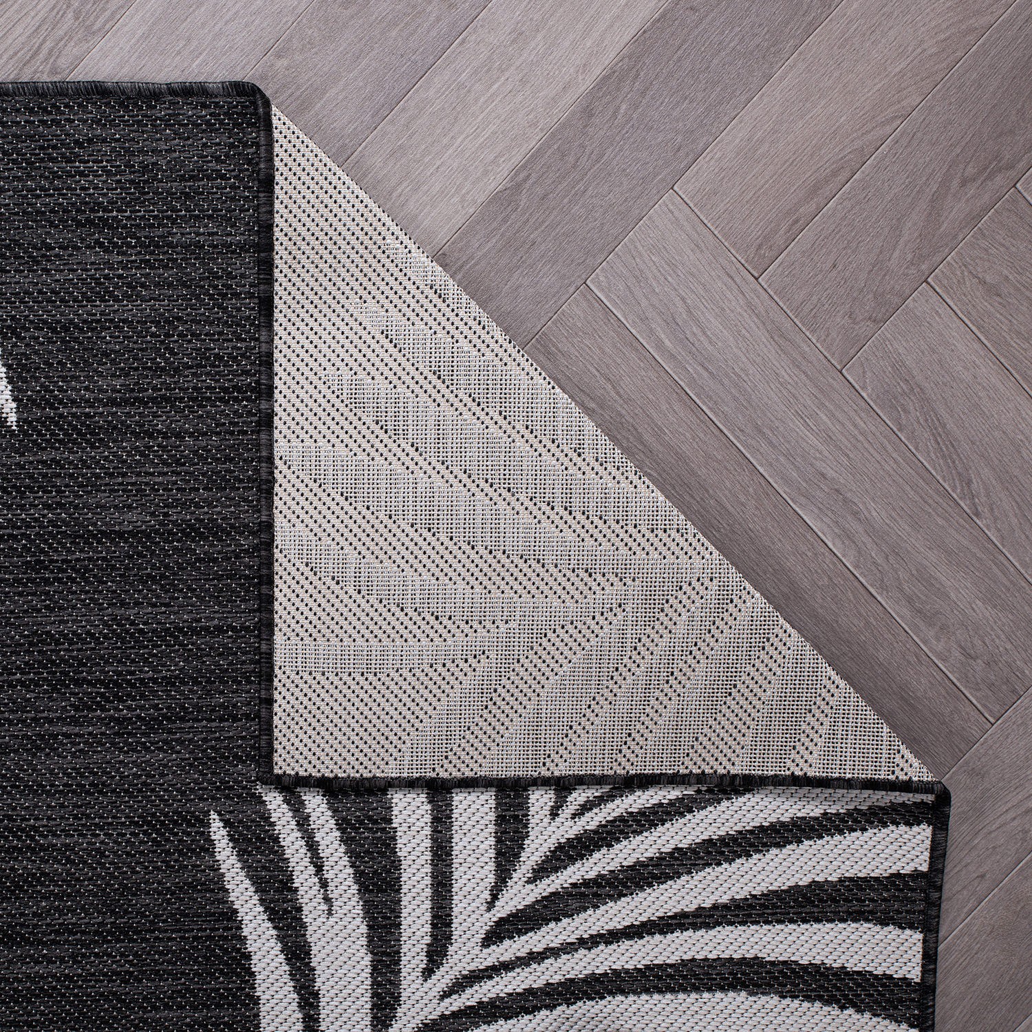 Outdoor Rug Palm Leaves Textured Flat Weave Indoor Outdoor Carpet Rug Patio Rugs gallery