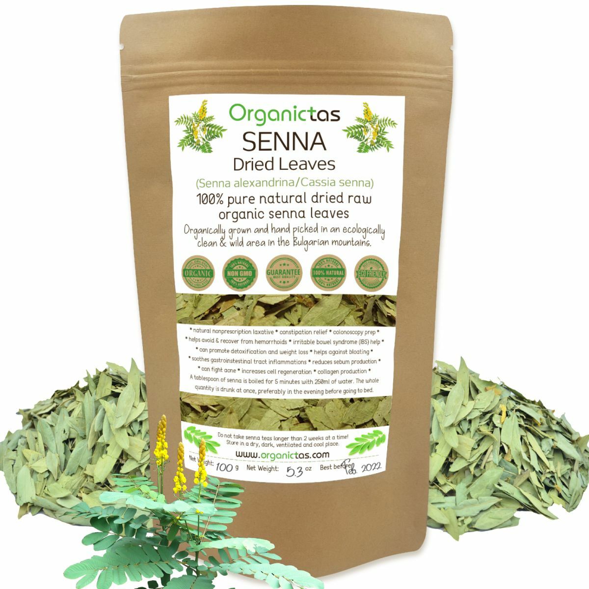 Organic SENNA LEAVES Herbal Tea Constipation Detox Weight Loss Premium Quality gallery