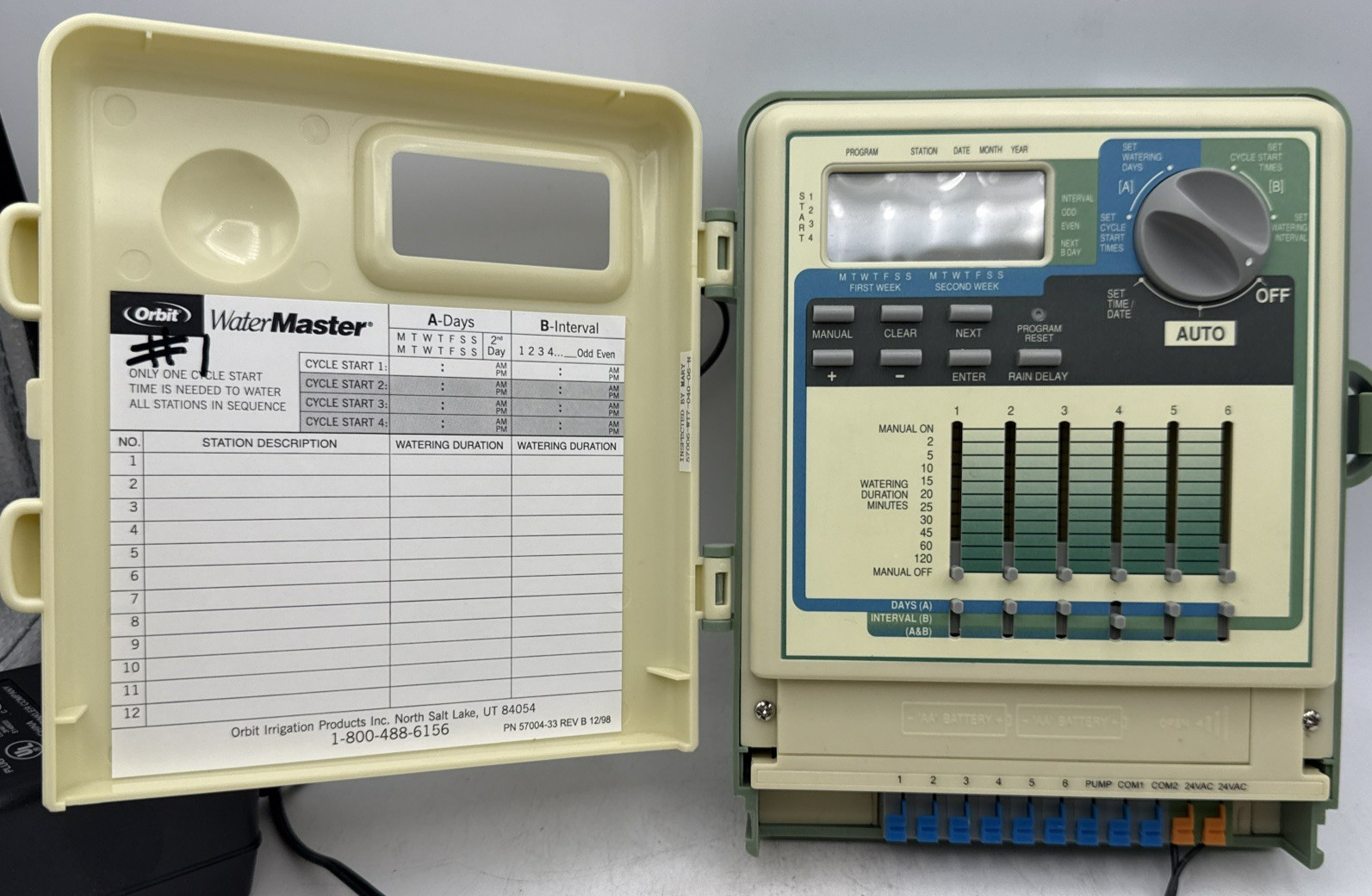 Orbit Water Master 6 Zone Dual Programming SPRINKLER TIMER 57006 gallery