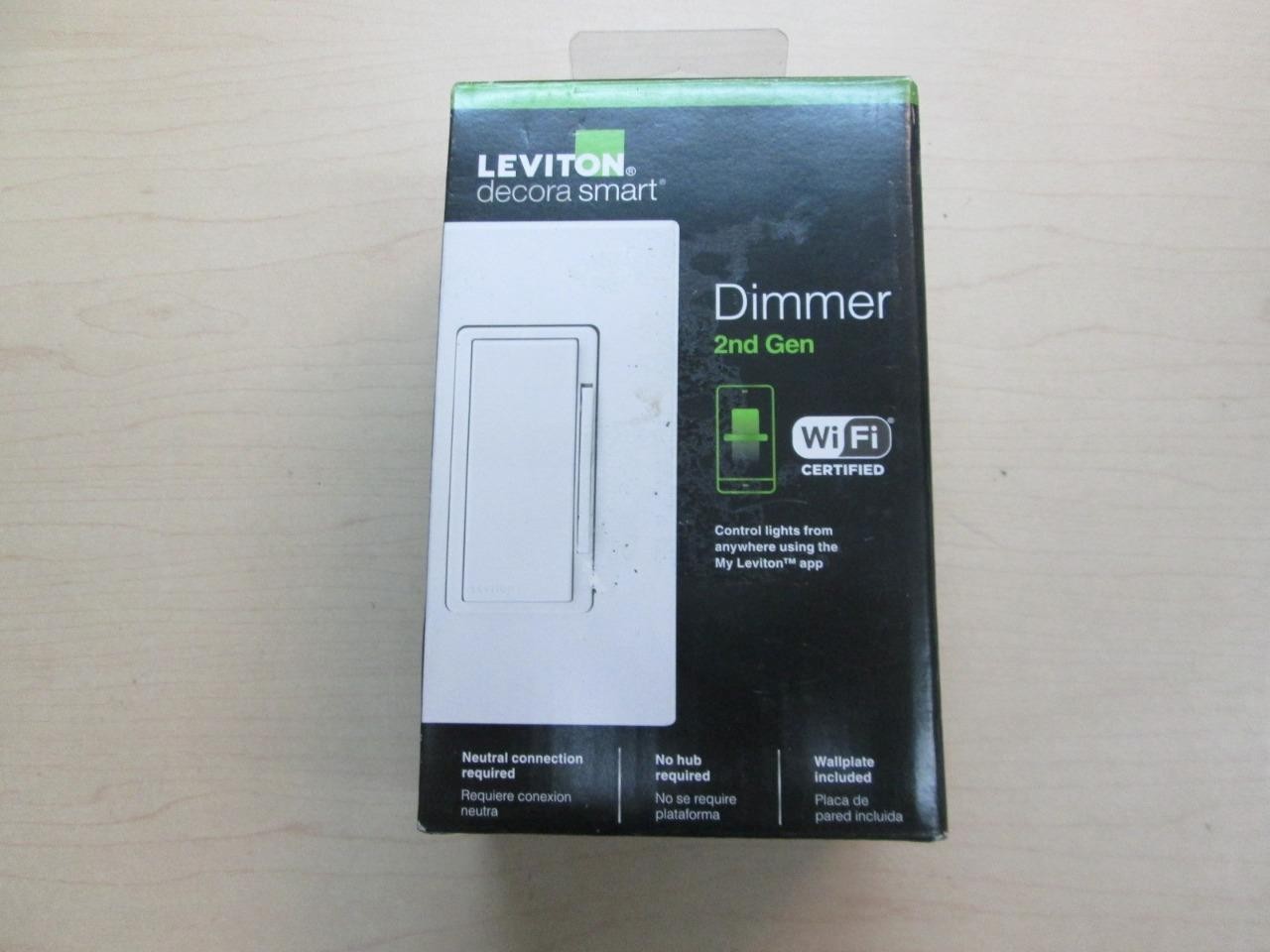 Leviton Decora Smart Wi‑Fi App-Controlled Dimmer Wall Switch White D26HD-1RW gallery