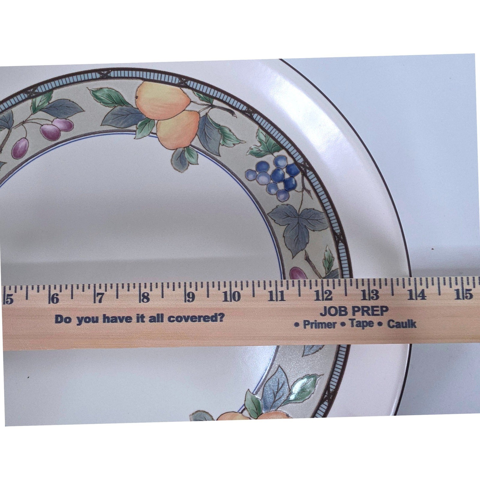 Mikasa Intaglio Garden Harvest CAC29 Round Serving Platter 14 Inch Fruit gallery