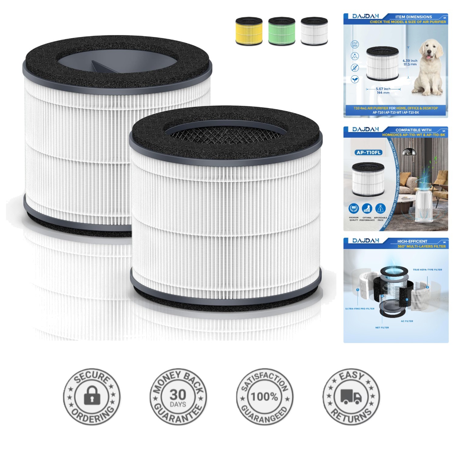 Quality Air Purification with AP-T10FL Filters 2-Pack - Easy Install & Replace gallery