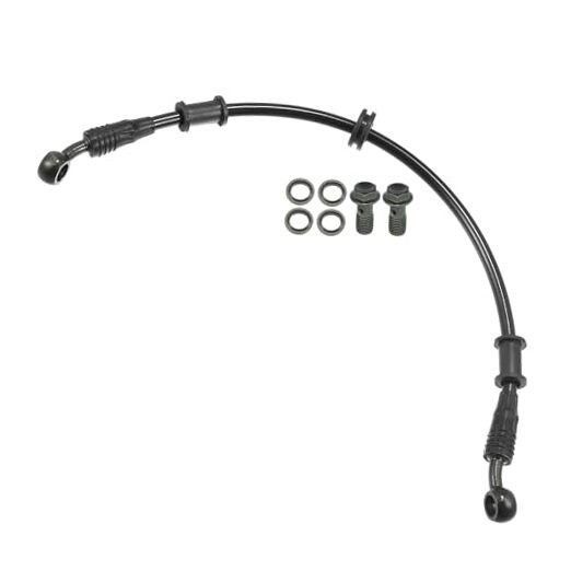 1 Set 40cm 15.75" Universal Motorcycle Hydraulic Brake Oil Hose - 40cm Length gallery