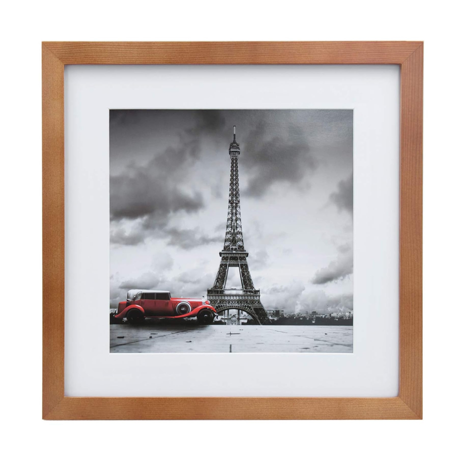 11x11 Picture Frame in Brown - Horizontal and Vertical Formats for 11x11 gallery