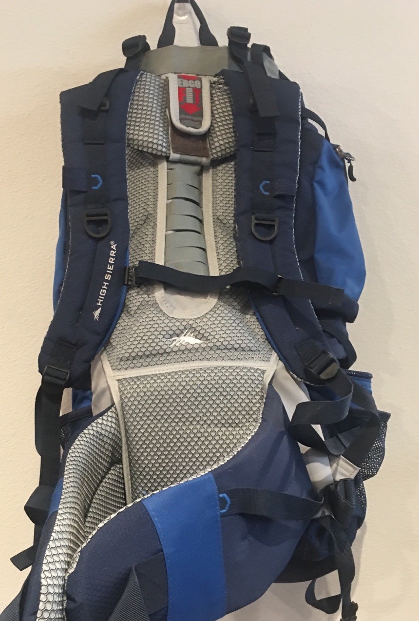 High Sierra Appalachian 75 Backpack Two Tone Blue  4