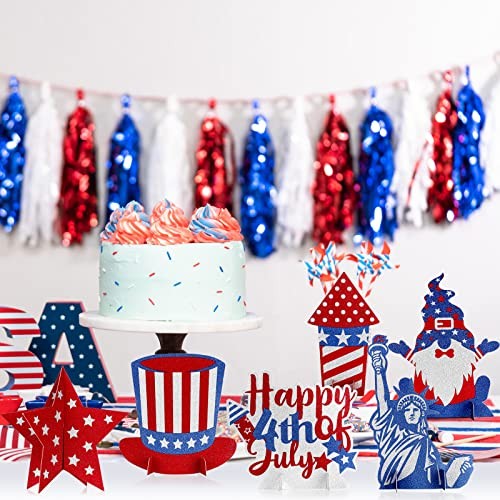 12 Pcs Independence Day Table Decor 4th of July Table Centerpieces American gallery