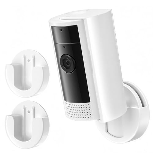 2 Pack Adhesive Indoor Wall Mount, Two Ways Easy Installation with Strong White gallery