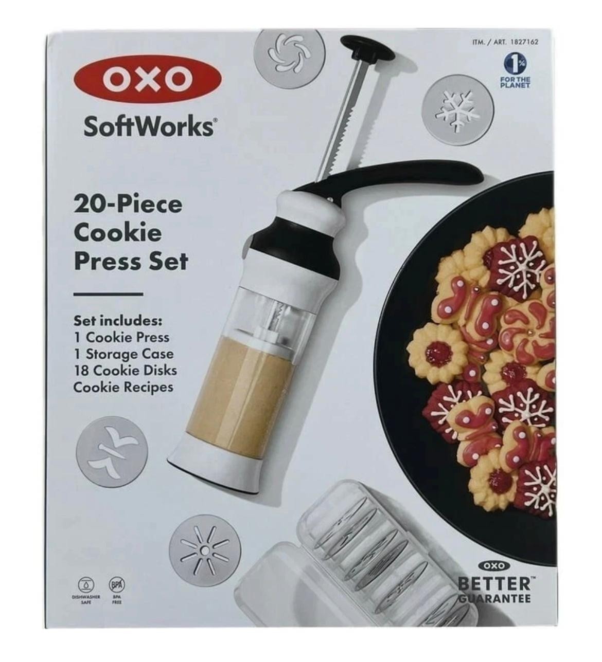 OXO Softworks 20-Piece Cookie Press Set gallery