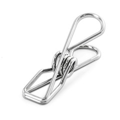 40 Pack Extra Large Clothes Pins Heavy Duty, Stainless Steel Clothes Pin