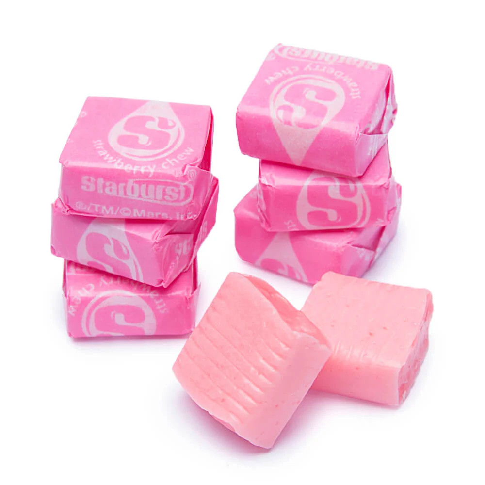 Starburst All Pink – Strawberry Bulk Fresh Chewy Wrapped Candy 8oz, 1lb, 2lb Bag gallery