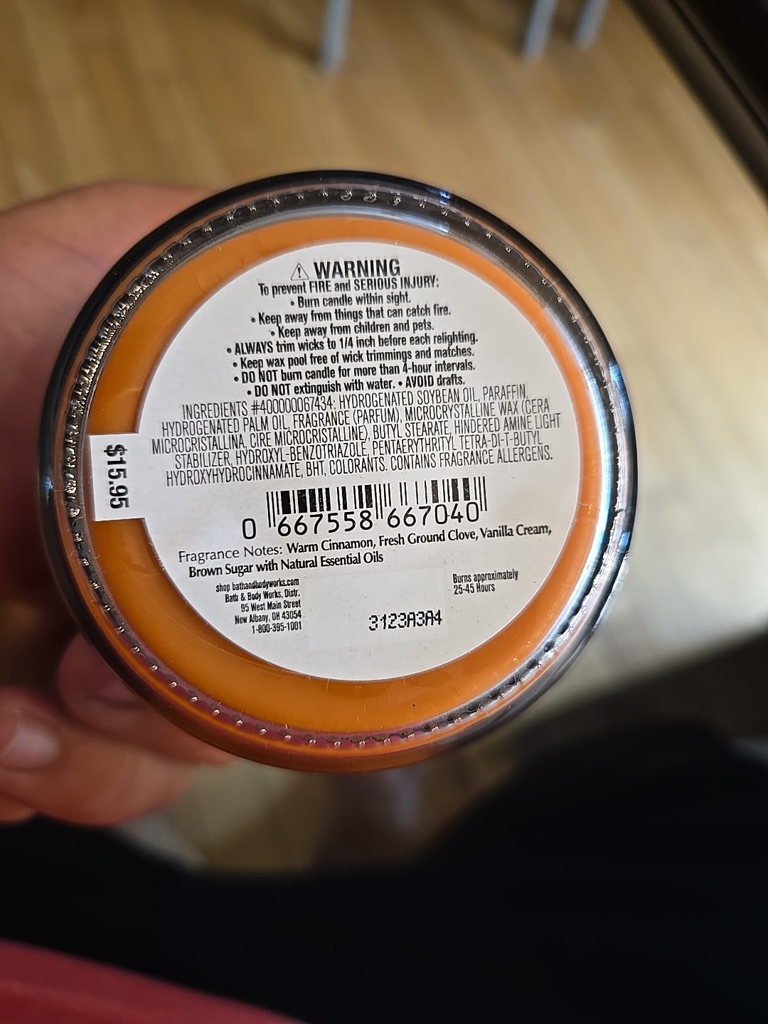 *NEW* Bath & Body Works "Sweet Cinnamon Pumpkin" Single-Wick Candle 7 oz gallery