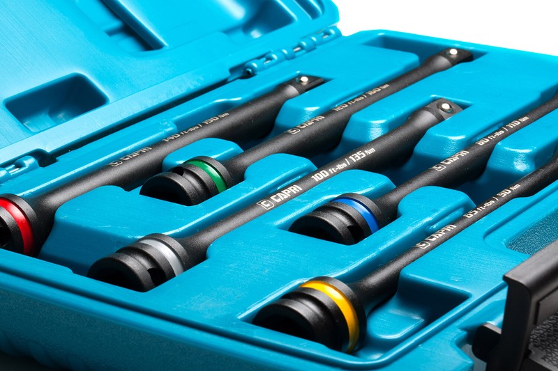 Capri Tools 1/2 in. Drive Torque Limiting Extension Bar Set, 65-140 ft-lbs gallery
