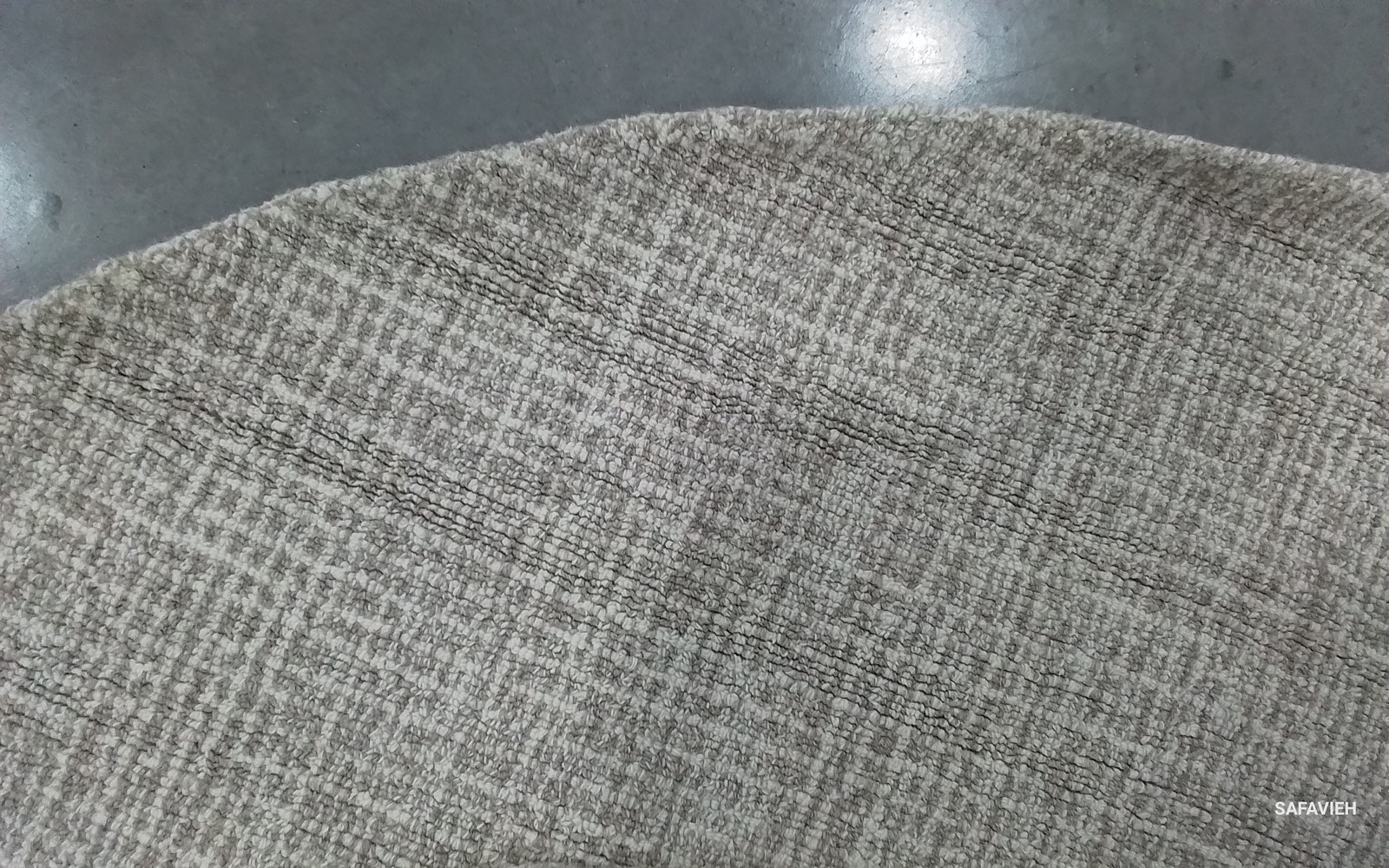 IVORY / GREY 6'-0" x 6'-0" Back Stain Rug, Reduced Price 1172790405 ABT468G-6R gallery