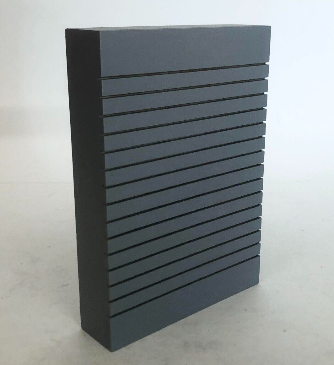 Wooden Small Message Letter Board 5X7in, Free Standing,Gray, NO LETTERS INCLUDED gallery