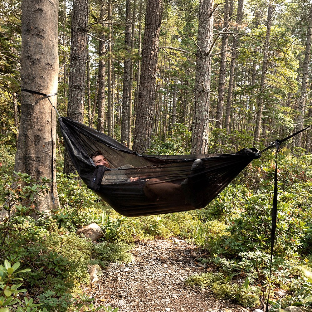 Night Cat Compact Camping Hammock Ultralight 0.66lb for Solo Hiking Backpacking