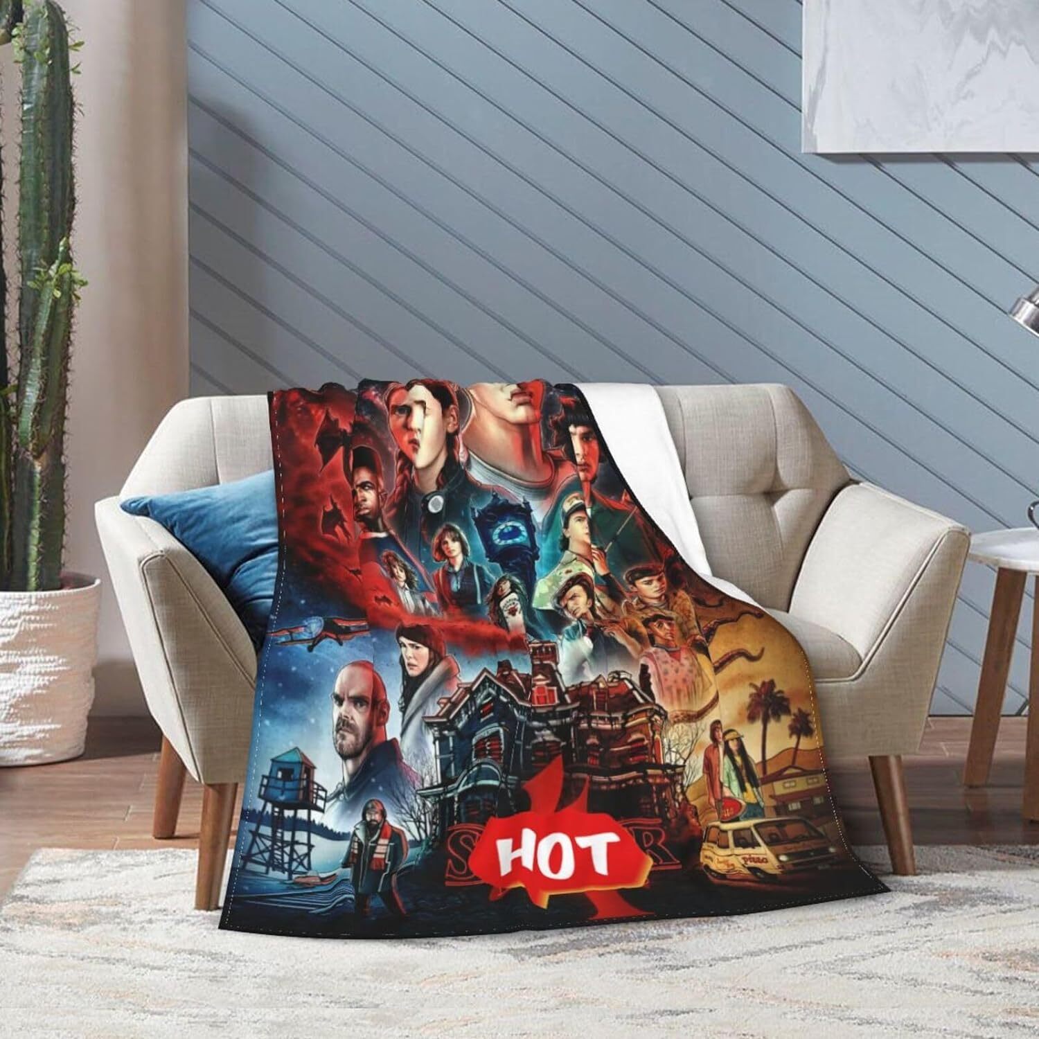 Stranger Things Bedding Duvet Cover Set with 2 Pillowcases Soft Breathable 3pcs gallery