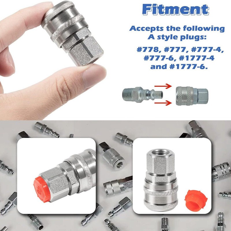 for Milton S775 A-Style Air Coupler 1/4 in NPT Female Pack of 4 gallery