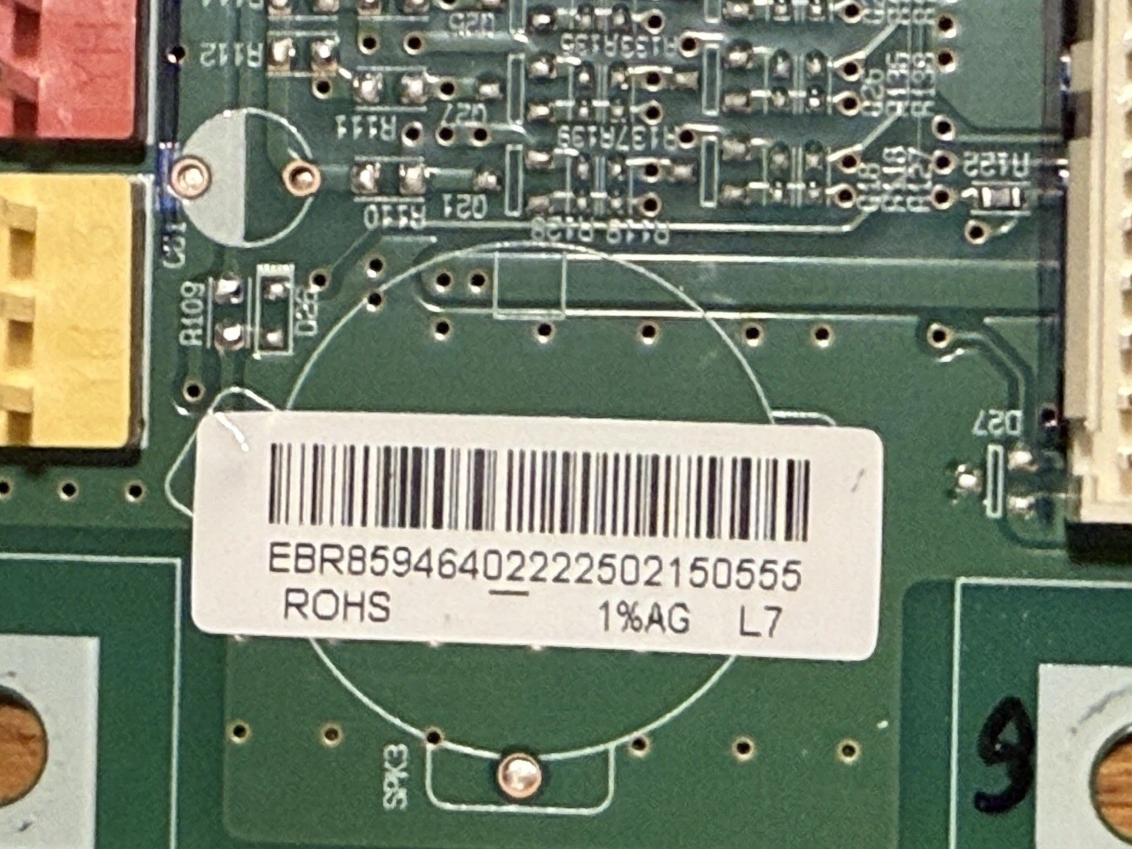 Power Control Board Main WB25X49257 for GE CWB713P2V1S1 Built-in Microwave E266 gallery
