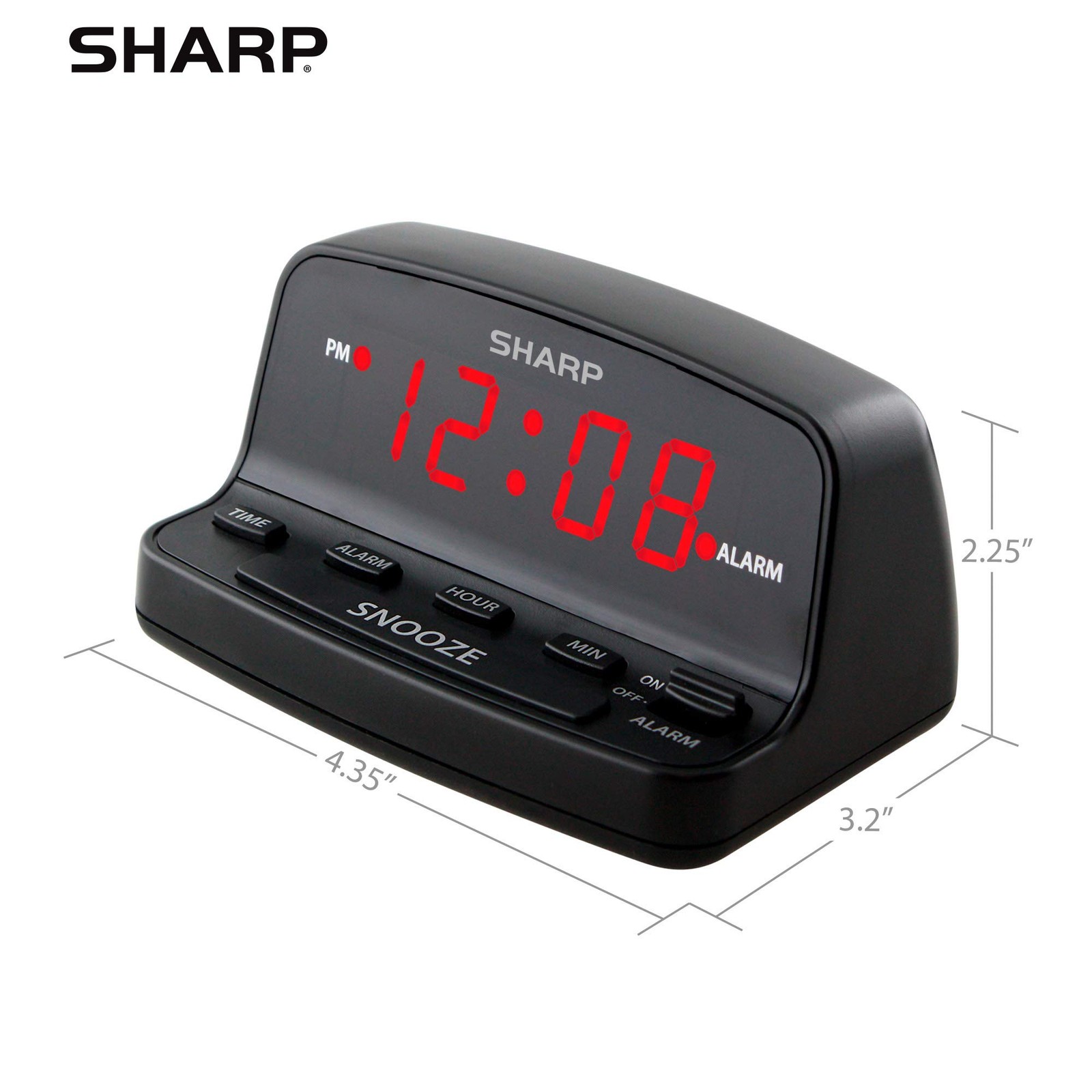 Super Extremely Extra Loud Alarm Clock for Very Heavy Sleeper Battery Backup NEW gallery
