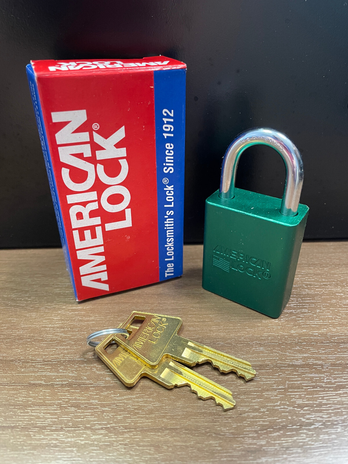 American Lock Safety Series Padlock A1105GRN KD gallery