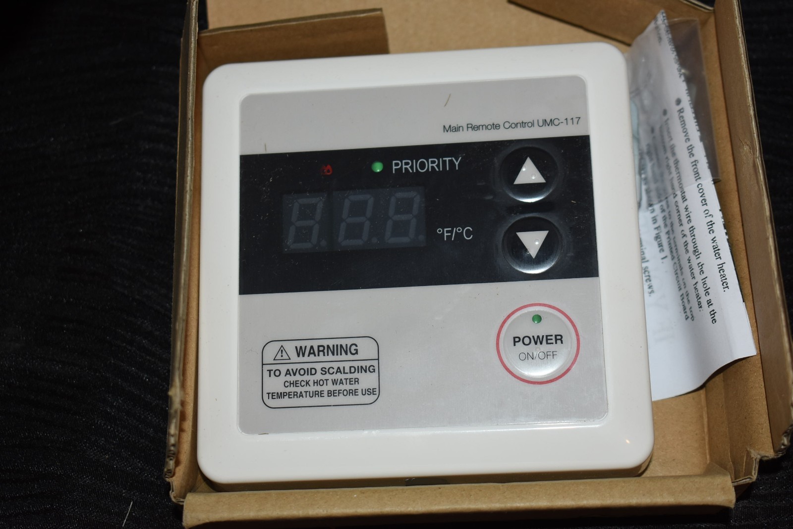 Rheem Residential Wired Main Remote Control for Tankless Gas Water Heaters gallery