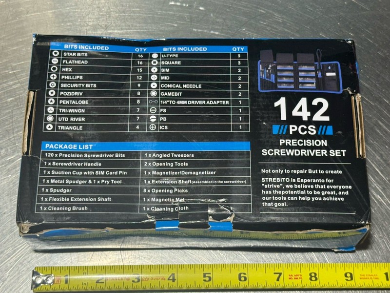 STREBITO Screwdriver Sets 142-Piece Electronics Precision Screwdriver gallery