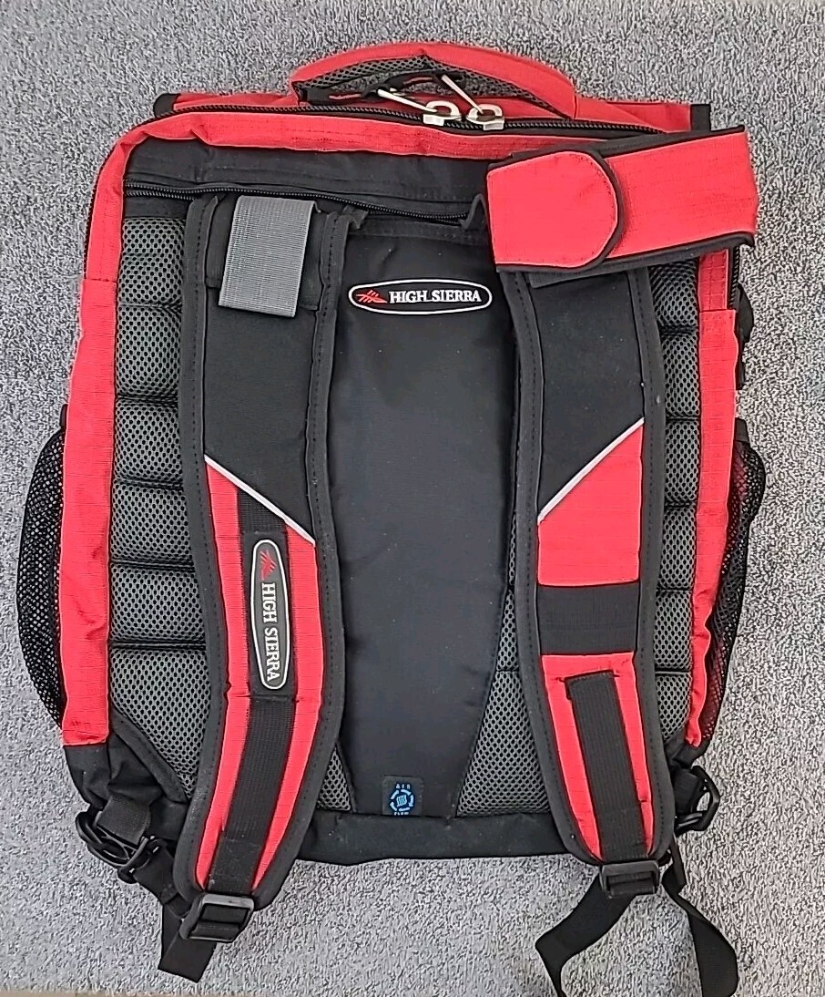 High Sierra Backpack Red 2