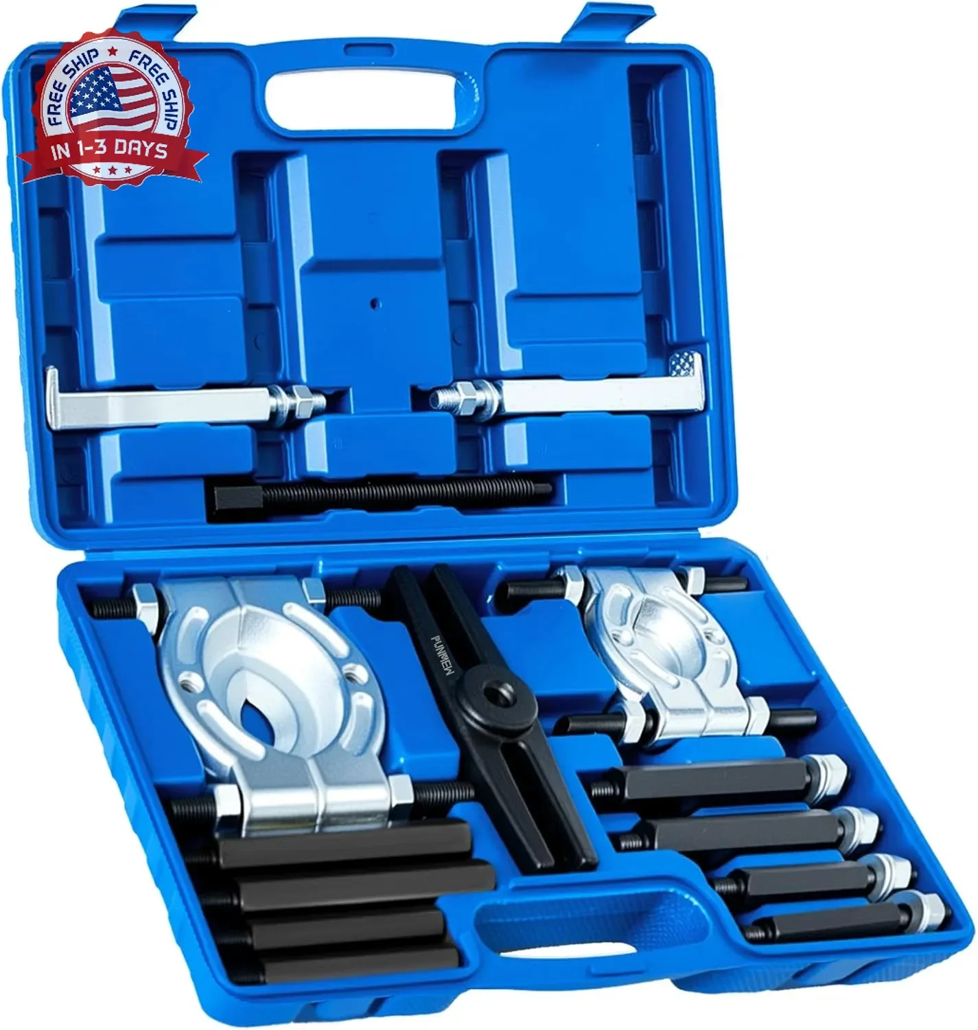 14pcs Bearing Removal Puller Kit 5 Ton Capacity Pinion Wheel Bearing Separator T gallery
