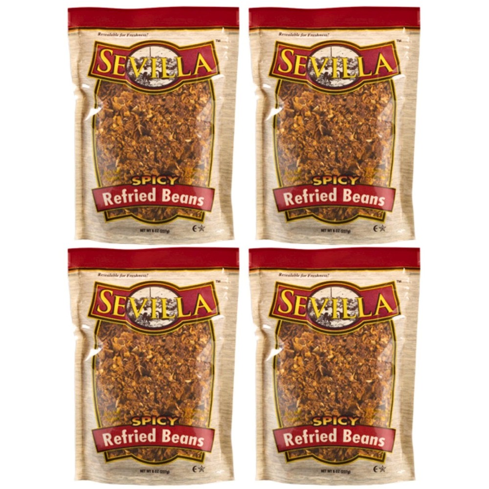 Generic Redfried Beans Dehydrated 8 oz 4 PACK Fast Cooking 8 Ounce Pack of 4,...