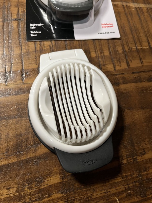 OXO Good Grips Egg Slicer Quick Easy Sharp - Stainless Steel - Dishwasher-Safe gallery