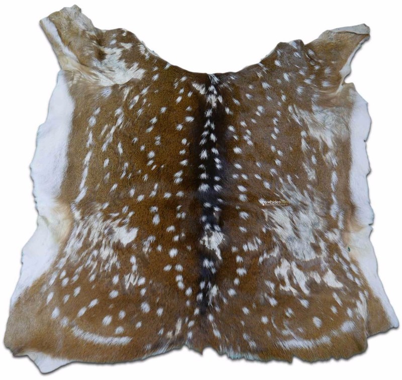 Axis Deer Skin Second Grade -Axis Deer Hide Size: 38"X30" Cheetal deer buck hide gallery