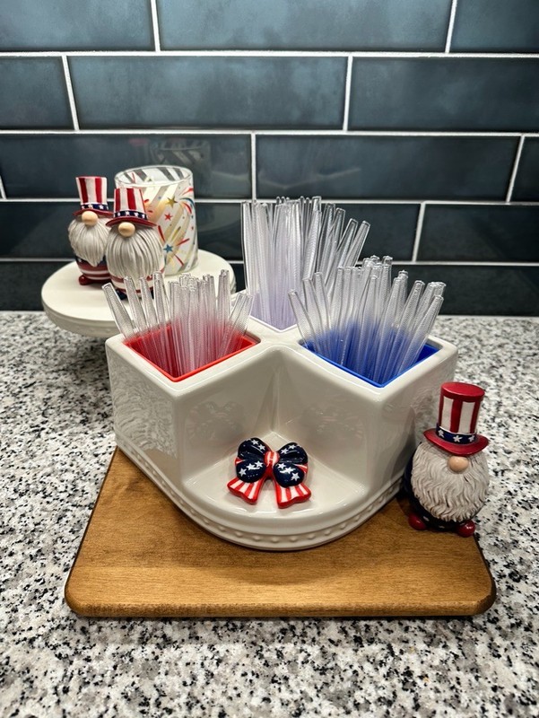 Liner for Nora Fleming Corner Caddy: Reusable Silverware Tray Insert gallery
