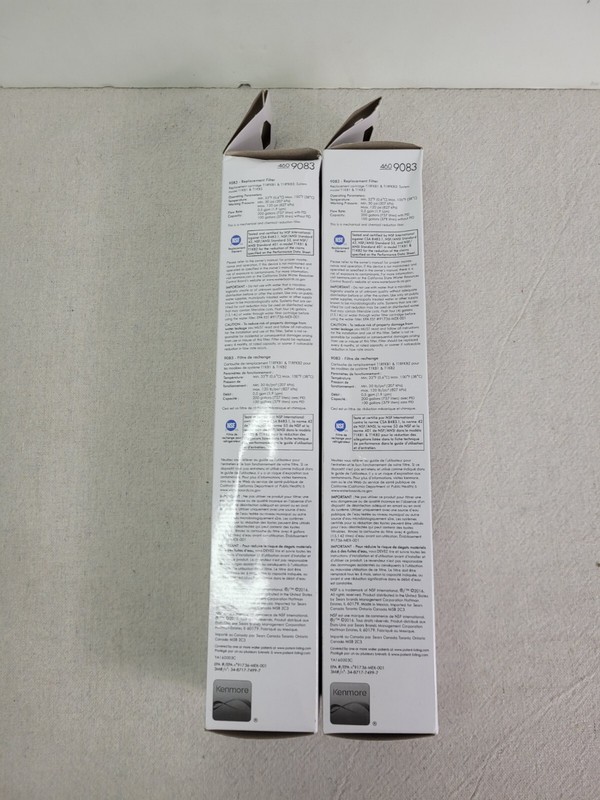 (2 PACK) Kenmore 460-9083 (9083) Replacement Refrigerator Water Filter - NEW gallery