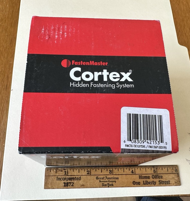 FastenMaster Cortex Hidden Fastening System: 224 screws, bits, plugs, Dark Gray gallery