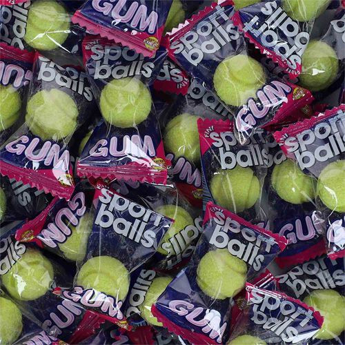 Fini Sport Tennis Balls Lemon Lime Bubble Gum - 24-Pack - Liquid Filled gallery