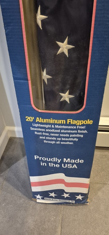 Annin Flagmakers Premium Flag and Pole Set 4x6 20ft Pole With Eagle Topper gallery