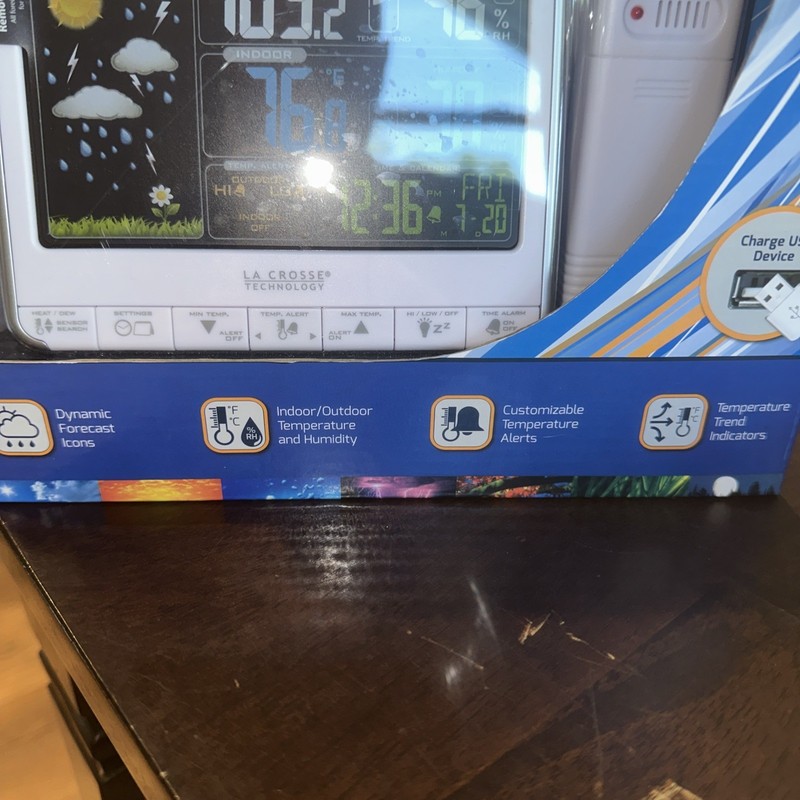 LA Crosse Technology 308-1412S Wireless Color Forecast Weather Station New gallery