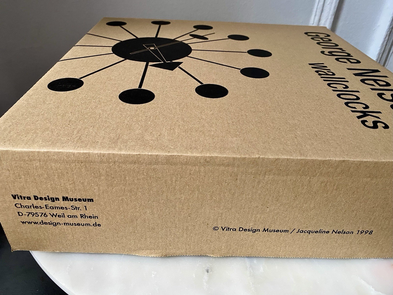 Authentic George Nelson Ball Clock, Vitra, Multicolor Non-Numeric Marks gallery