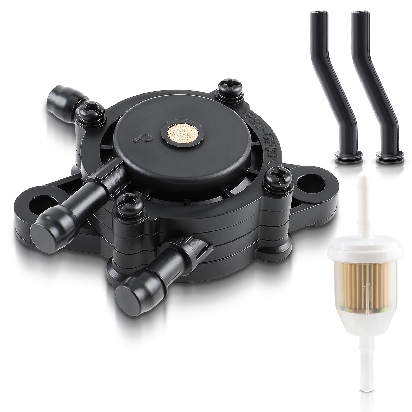 Fuel Pump + Fuel Filter + Vacuum Hose For Honda GC135 GC160 GC190 GX610 Engines gallery