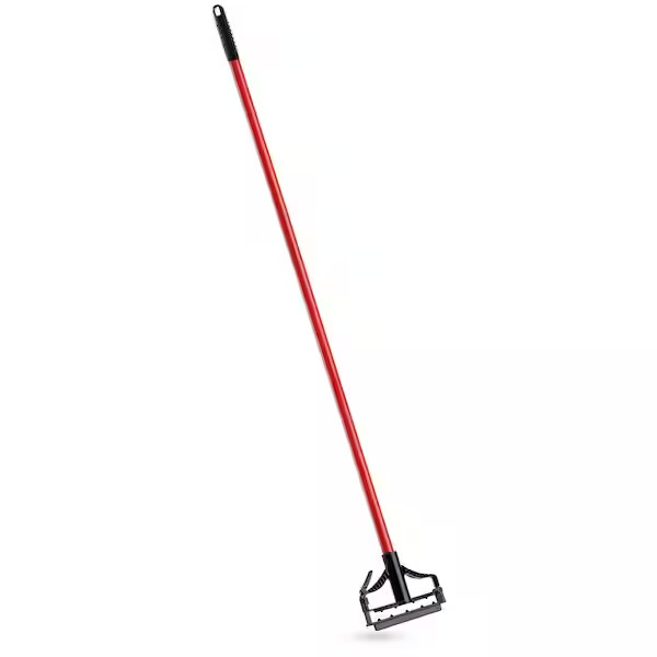 Commercial Industrial All Purpose Heavy Duty Mop Handle Red Steel Grip 60-inch gallery