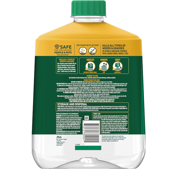 Spruce Snap & Spray Weed & Grass KillerMannualStarter Kit Results in 1 Hour,64OZ gallery