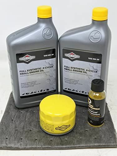 Briggs & Stratton 5W-30 (2 Quarts) Full Synthetic Engine Oil Change Kit with 696 gallery