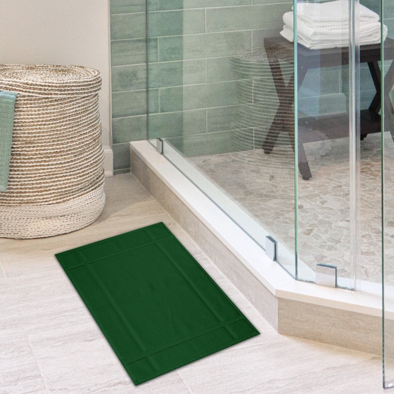 Ample Decor Bath Mats 24" X 17" 100% Cotton Thick 1350 GSM Long Lasting Soft gallery