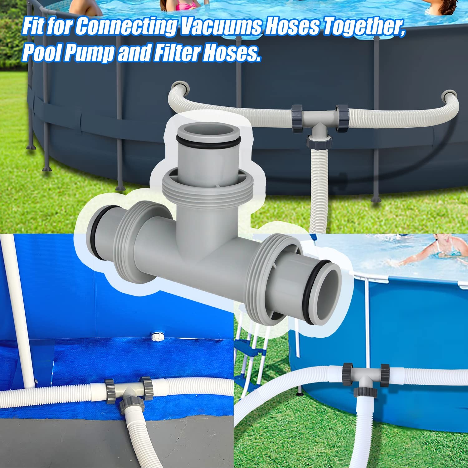 1.5" Pool Hose Adapter Connector for Filter Pumps and Above Ground Pools gallery
