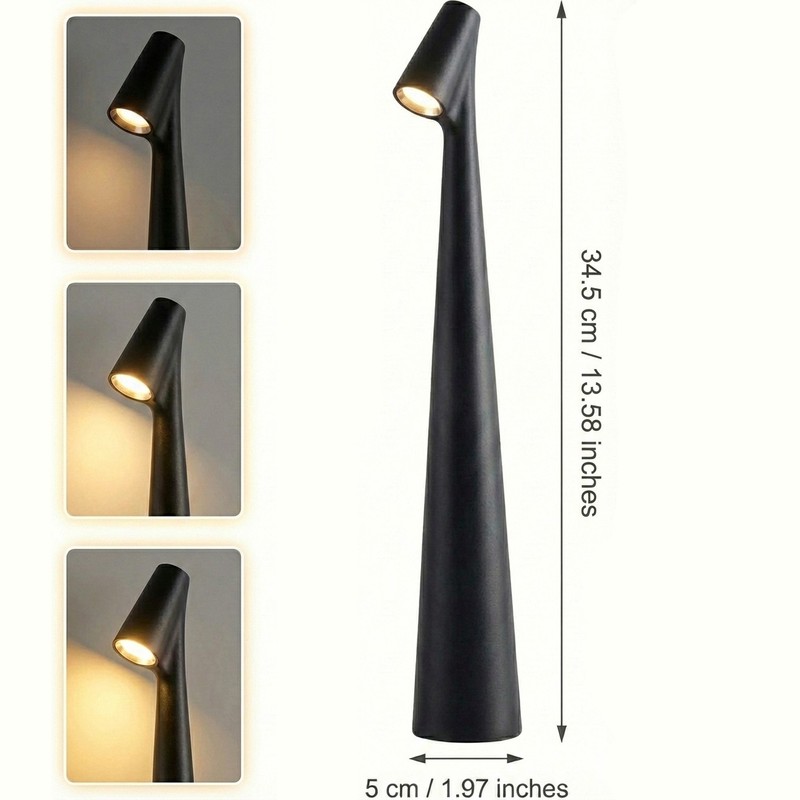 Cordless LED Touch Sensor Table Lamp Rechargeable Dimmable Bar Desk Night Light gallery