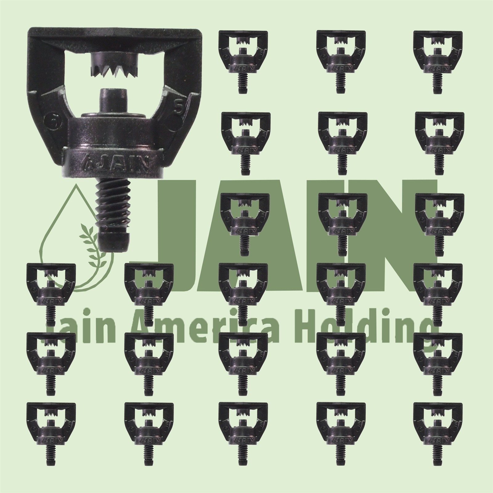 25 Jain Irrigation Micro Sprinkler Wrap Around Pattern 6-11 ft Wetting Area G-30 gallery