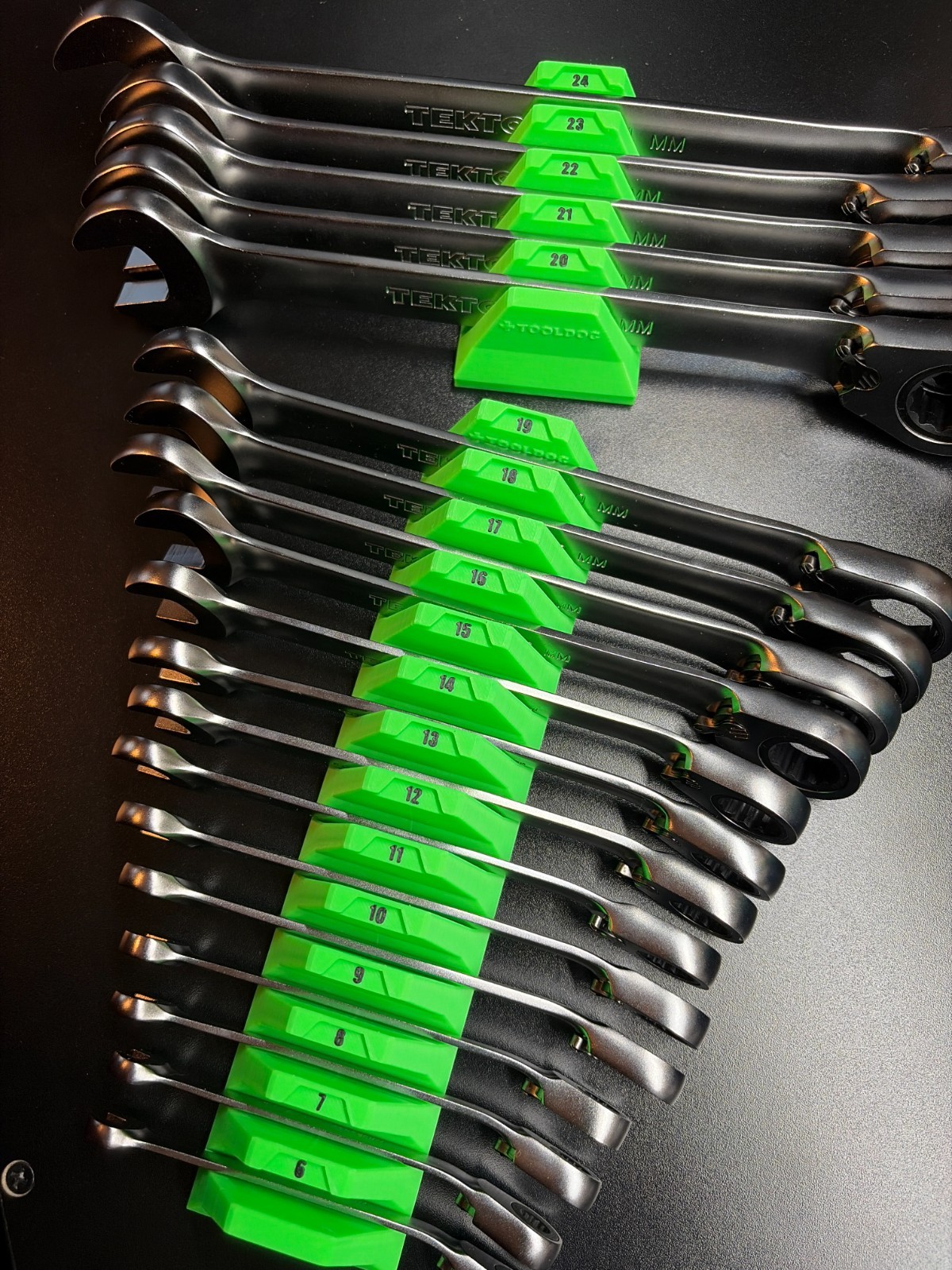 Wrench Holders w/ ID Numbering - Magnetic Tool Organizers / Toolbox Organization gallery