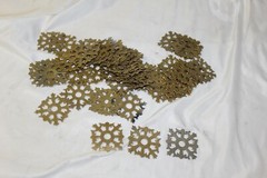 Solid brass back plates for cabinets ( Eschuctions ) smaller