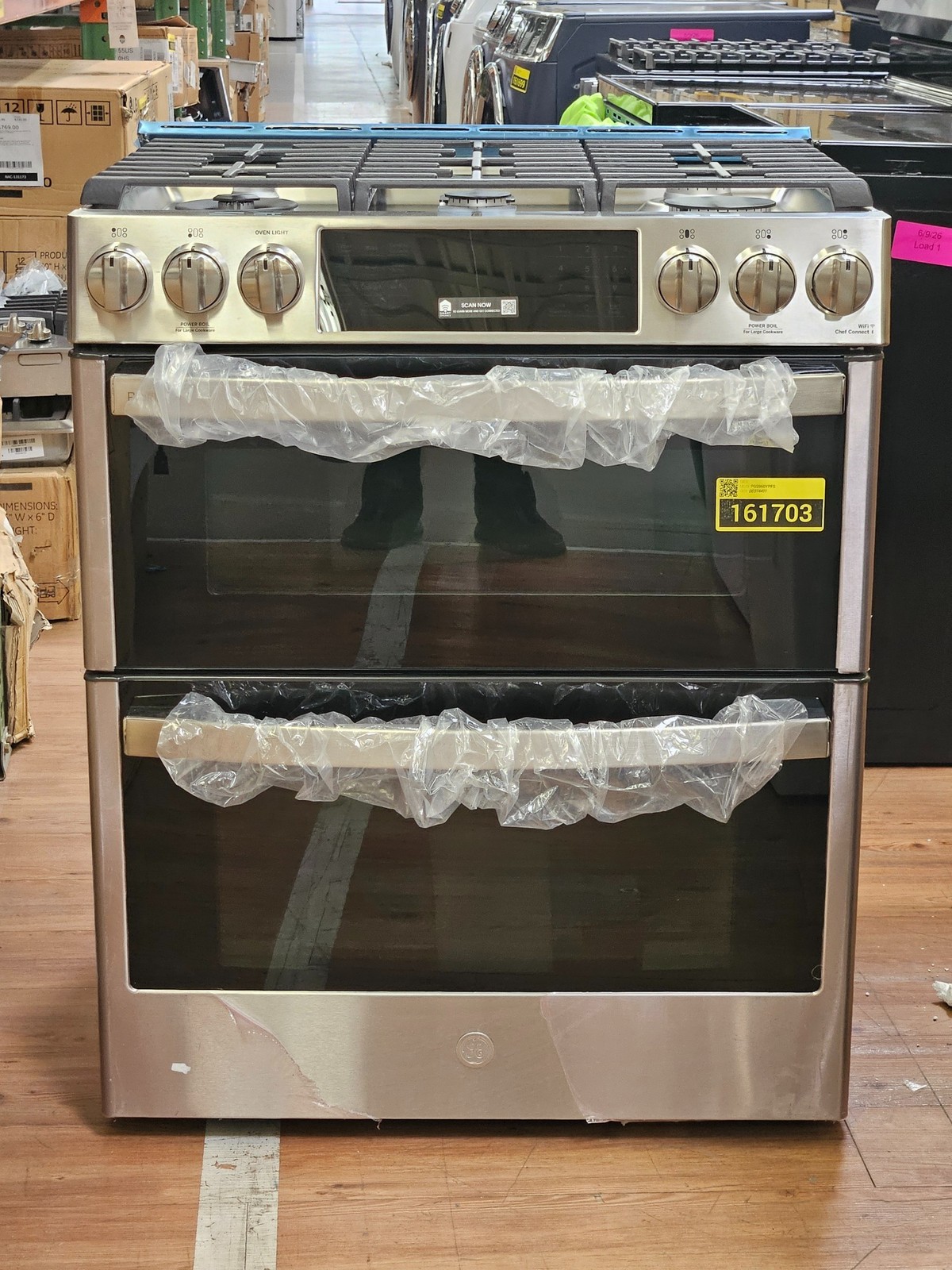GE Profile PGS960YPFS 30" Stainless Double Oven Gas Range NOB #161703 gallery